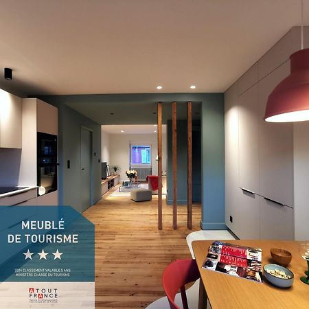 Entre Ville Et Vignes - Gite Classe 3 Etoiles Ingersheim Kültér fotó