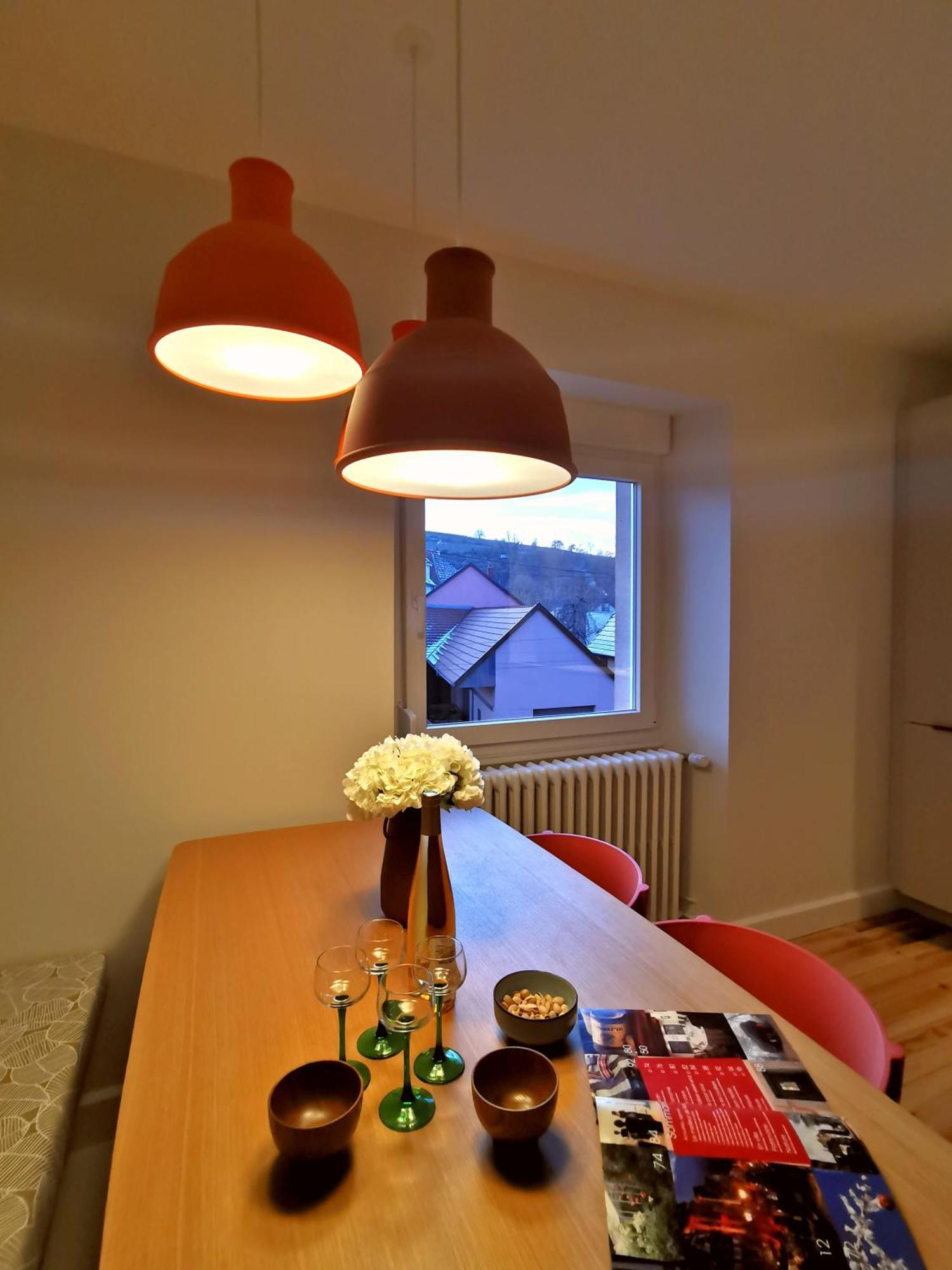 Entre Ville Et Vignes - Gite Classe 3 Etoiles Ingersheim Szoba fotó